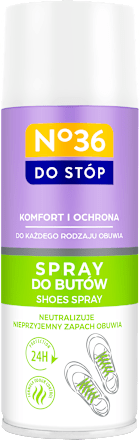 Spray do butów Odświeżający neutralizuje nieprzyjemny zapach No36