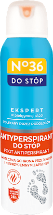 Antyperspirant do stóp skuteczna ochrona przed potem No36