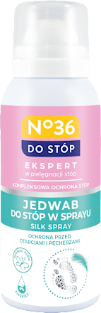 Jedwab do stóp w sprayu ochrona przed otarciami i pęcherzami No36