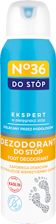 Dezodorant do stóp zapobiegający otarciom z kaolinem No36