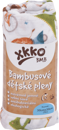 Bambusové plienky 30x30 cm - ZOO on the Road MIX xkko