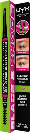tužka na obočí Blade & Shade, 12 Black NYX PROFESSIONAL MAKEUP