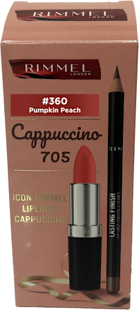 Lip kit duo - ruž za usne 360 i olovka za usne 705 RIMMEL LONDON