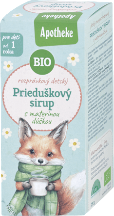 Bio Detský prieduškový sirup s materinou dúškou Apotheke