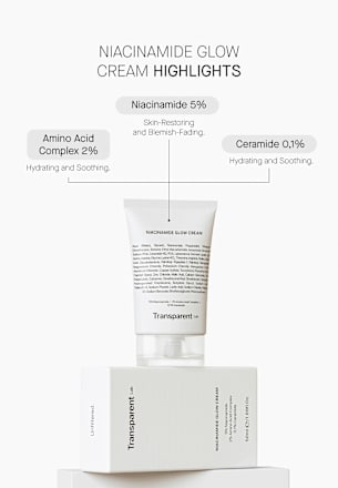 Gesichtscreme Glow Niacinamide Transparent Lab