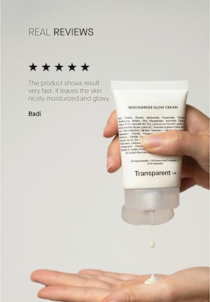 Gesichtscreme Glow Niacinamide Transparent Lab