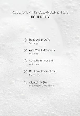 Cleanser Calming Rose Transparent Lab