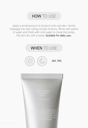 Cleanser Calming Rose Transparent Lab