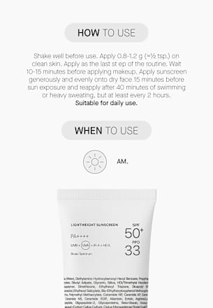 Sonnencreme Gesicht Lightweight LSF 50+ Transparent Lab