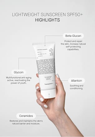 Sonnencreme Gesicht Lightweight LSF 50+ Transparent Lab