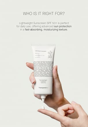Sonnencreme Gesicht Lightweight LSF 50+ Transparent Lab