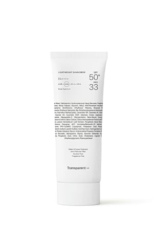 Sonnencreme Gesicht Lightweight LSF 50+ Transparent Lab