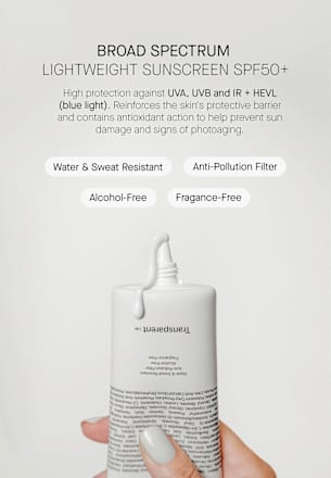 Sonnencreme Gesicht Lightweight LSF 50+ Transparent Lab