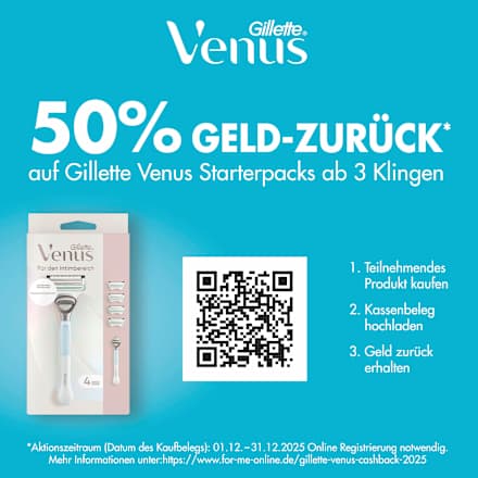 Rasierer, Pro Comfortglide Tropical, Starterset Gillette Venus