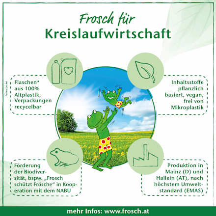 Duschgel Granatapfel Nachfüllpack Frosch Senses