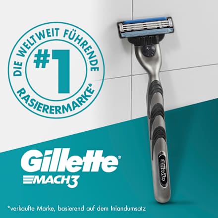 Rasierer, Mach3 Vorteilspack  Gillette