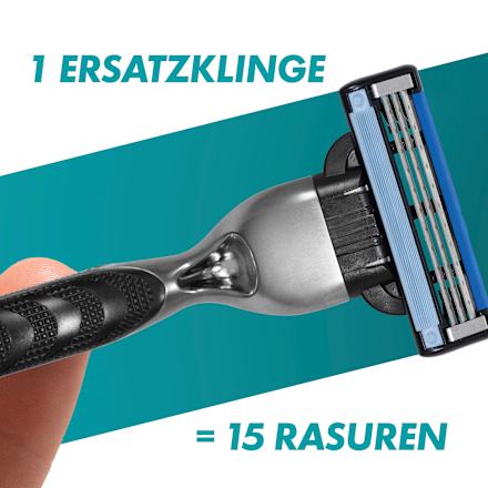 Rasierer, Mach3 Vorteilspack  Gillette