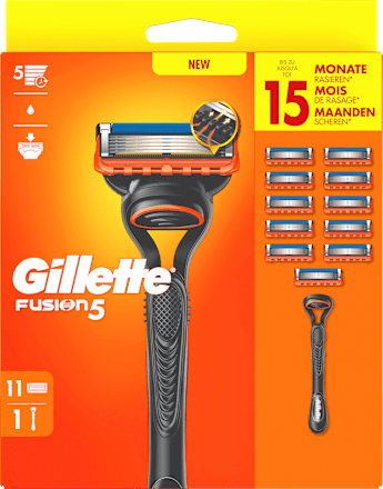 Rasierer, Fusion5 Vorteilspack  Gillette