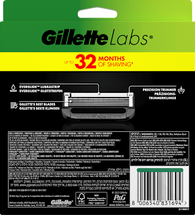 Rasierklingen, Labs Face Gillette