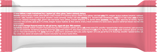 Baton proteinowy Crunchy Truskawkowa Beza Purella