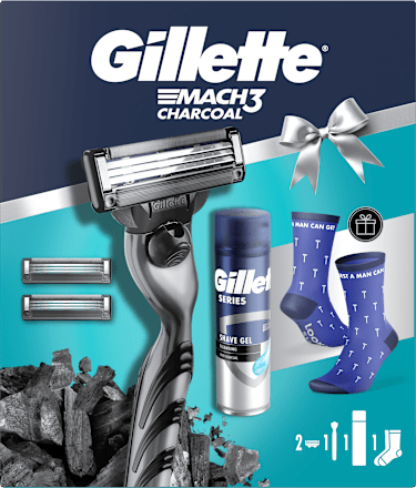 Mach3 Charcoal dárková sada Gillette