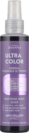 ULTRA Color System Płukanka do blondów w sprayu srebrna  JOANNA