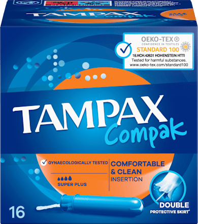 Compak tampony s aplikátorem Super Plus Tampax