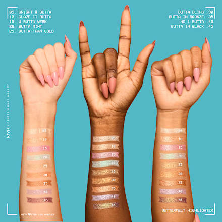 rozjasňovač buttermelt 05 Bright & Butta NYX PROFESSIONAL MAKEUP