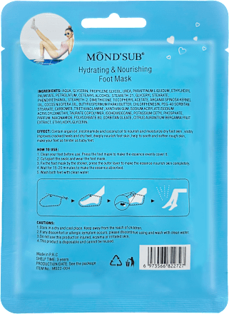 Maska do stóp nawilżająca i odżywcza  Mond'sub