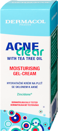 Hidratáló gél-krém pattanásra hajlamos bőrre, AcneClear Dermacol