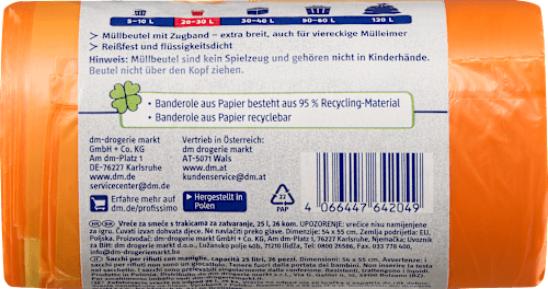 Müllbeutel 25 l mit Zugband Profissimo
