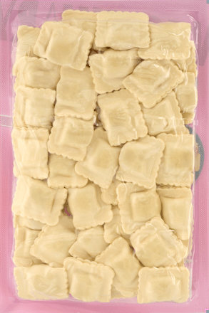 Vegan ravioli alla bolognese  dmBio