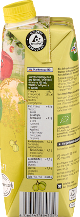 Bio komarčkov čaj z jabolčnim in grozdnim sokom dmBio