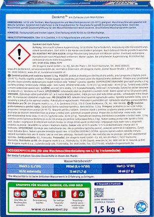 prášek proti vodnímu kameni Denkmit