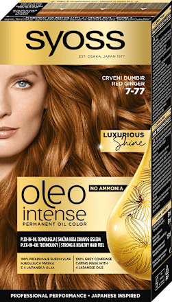 Boja za kosu - 7-77 crveni đumbir syoss Oleo Intense