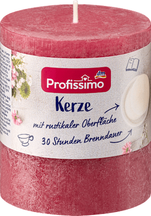 Kerze rustik 80/68 bordeaux Profissimo