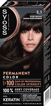 Boja za kosu - 3-1 Tamnosmeđa syoss