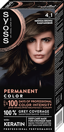 Boja za kosu - 4-1  Srednje braon syoss