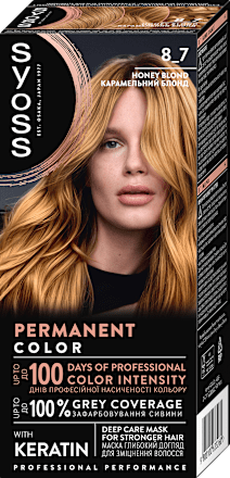 Boja za kosu - 8-7 Med plava syoss