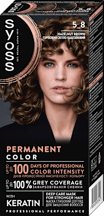 Boja za kosu – 5-8 Lešnik smeđa  syoss