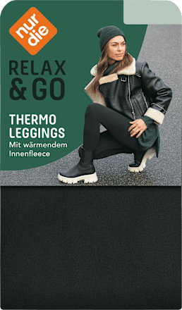 Thermo-Leggings mit Innenfleece schwarz Gr. 36/38 nur die
