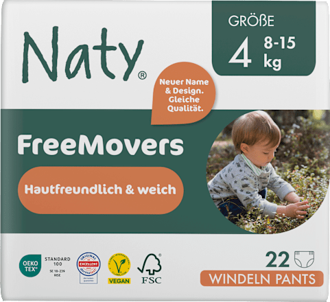 Baby Pants Gr. 4 (8-15 kg) Naty