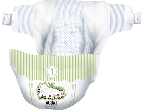 Windeln Gr. 1 (2-5 kg) Moomin Baby