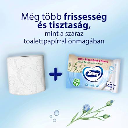 Nedves Toalettpapír Sensitive ZEWA