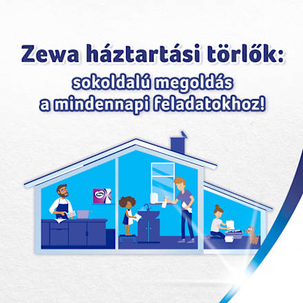 Prémium flexisheets papírtörlő 2 rétegű ZEWA