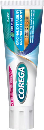 Extra silný fixačný krém na zubné náhrady Original COREGA
