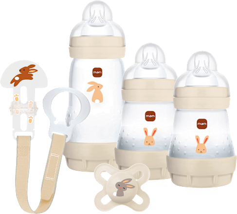 Geschenkset Welcome to the world beige 5 tlg, von Geburt an mam