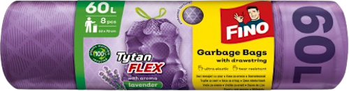 Saci menajeri tytan flex cu lavandă 60 litri  FINO