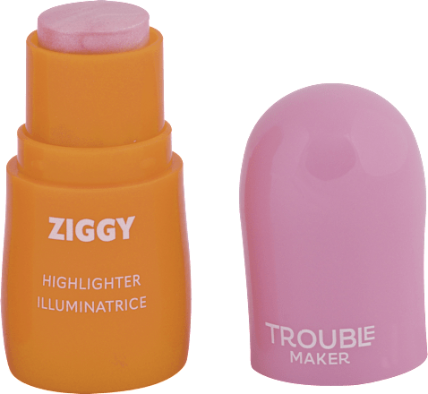 Rozjasňovač Ziggy Stick Glass - Earthling Pink TROUBLE MAKER
