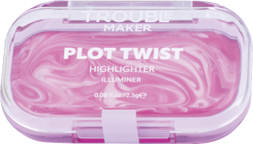 Krémový rozjasňovač Plot Twist - Spiralling Pink TROUBLE MAKER